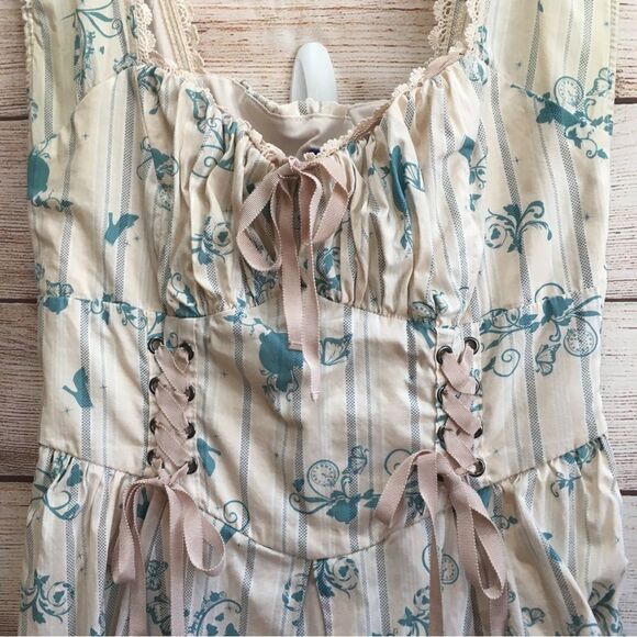 DISNEY HOT TOPIC CINDERELLA PEASANT SWEETHEART DRESS - Picture 9 of 13